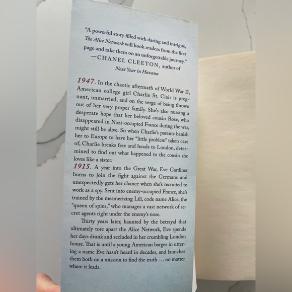 The Alice Network by Kate Quinn - Historical Fiction Novel (Paperback) - Picture 6 of 6